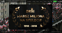 Desktop Screenshot of marszniepodleglosci.pl